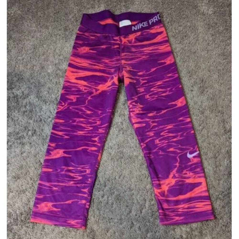 Nike Pro Crop Capris Leggings Size Small 18.5” inseam